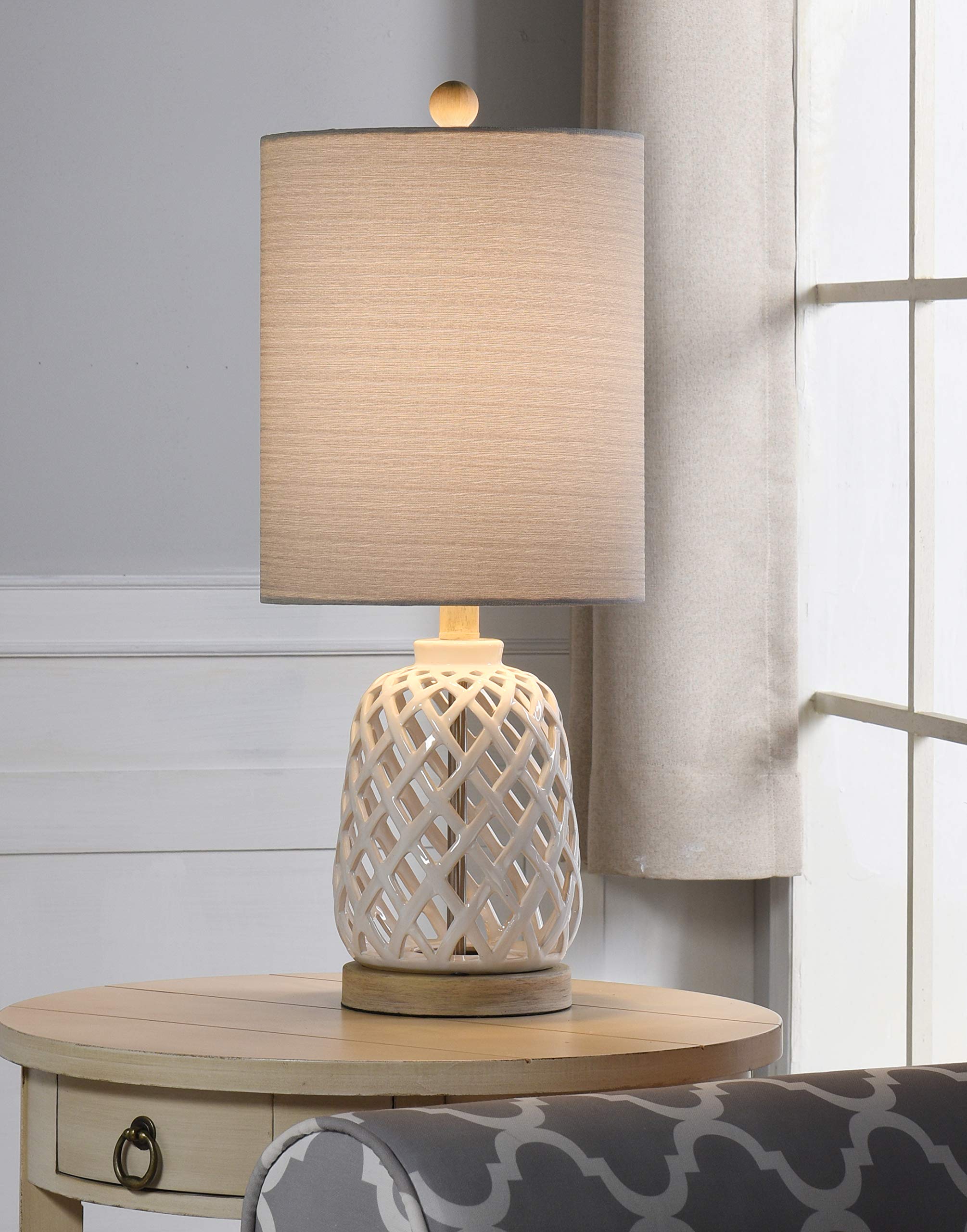 Collective Design L10173Am Table Lamp, White