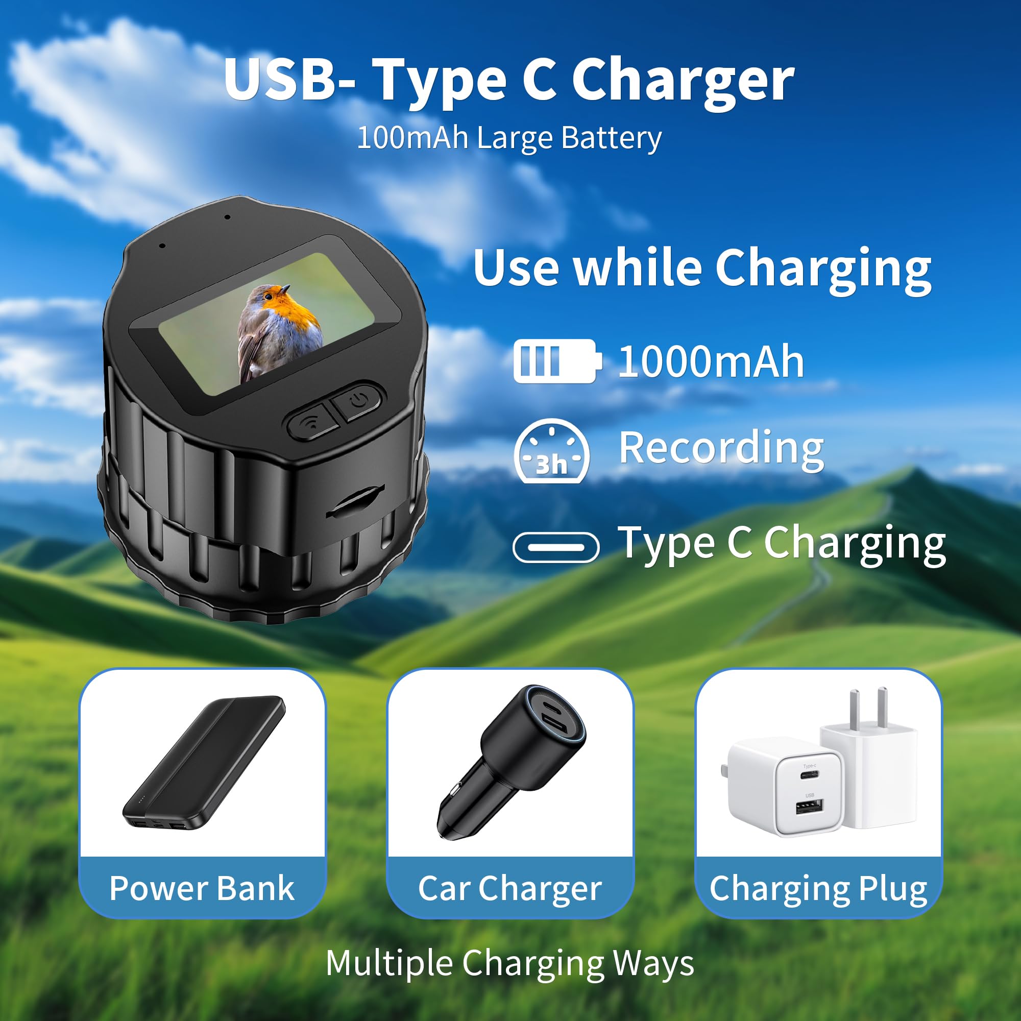 Telonixium Wifi Telescope Camera Eyepiece, 64G Electronic Eyepiece Camera With 1.5" Screen, Astronomy Camera Fits To 28Mm- 50Mm Scopes, Perfect For Astrophotography, Birds Watching