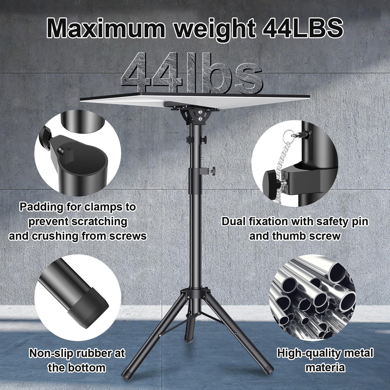 Bluedery Starlink Gen 3 Tripod Mount, Tripod Stand For Starlink Gen 3(V3) Dish With Starlink Gen 3 Pipe Adapter, Starlink Gen 3 Mount Kit For Starlink V3 Dish