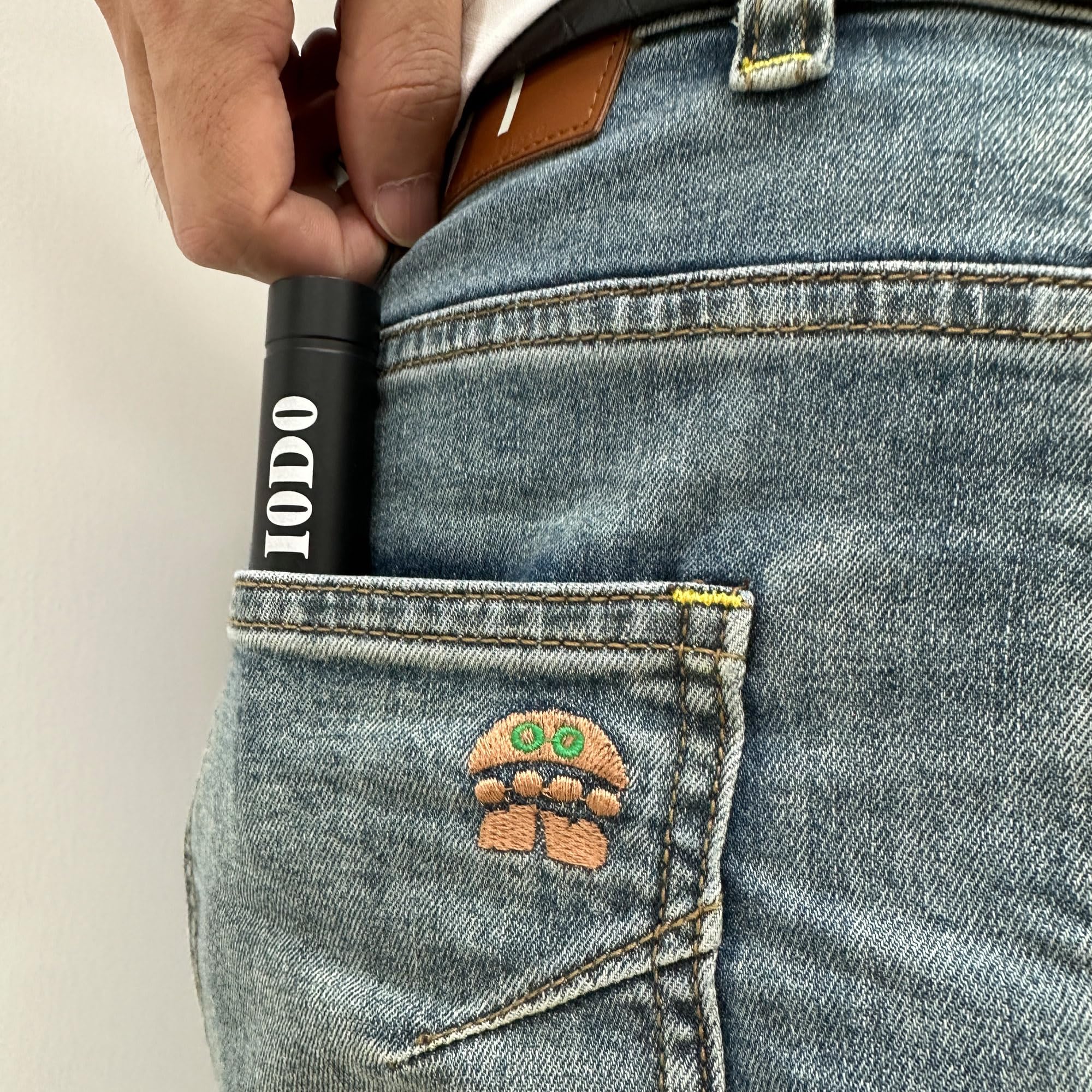 I0Do Rechargeable Usb-C Mini Keychain Light Super Bright 500Lm, Edc Pocket Flashlight With Lockout Mode,Emergency Night Light For Dog Walking,Inspection & Tactical