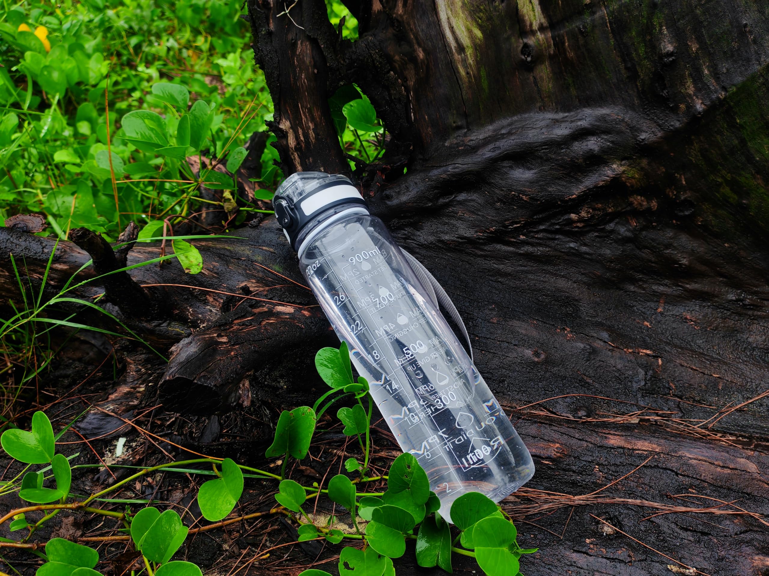 Oldley Water Bottle, 32Oz Motivational Sports Water Bottle With Time Marker - Times To Drink