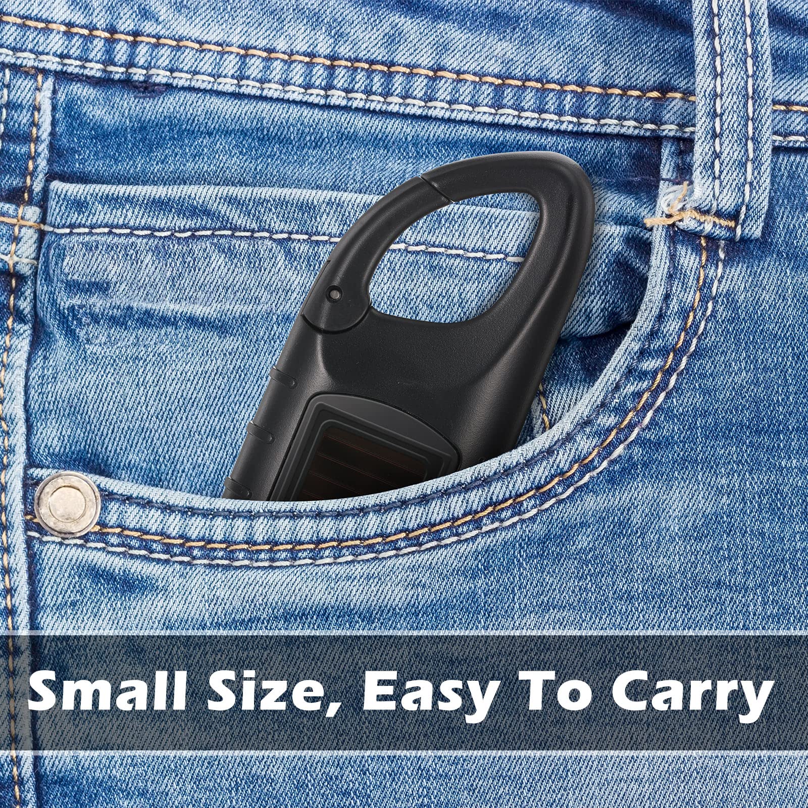 Mudder 3 Packs Hand Crank Solar Powered Flashlight Emergency Rechargeable Led Flashlight Survival Gear Self Powered Charging Torch Manual Dynamo For Fishing Hiking Backpack Camping Home Safety