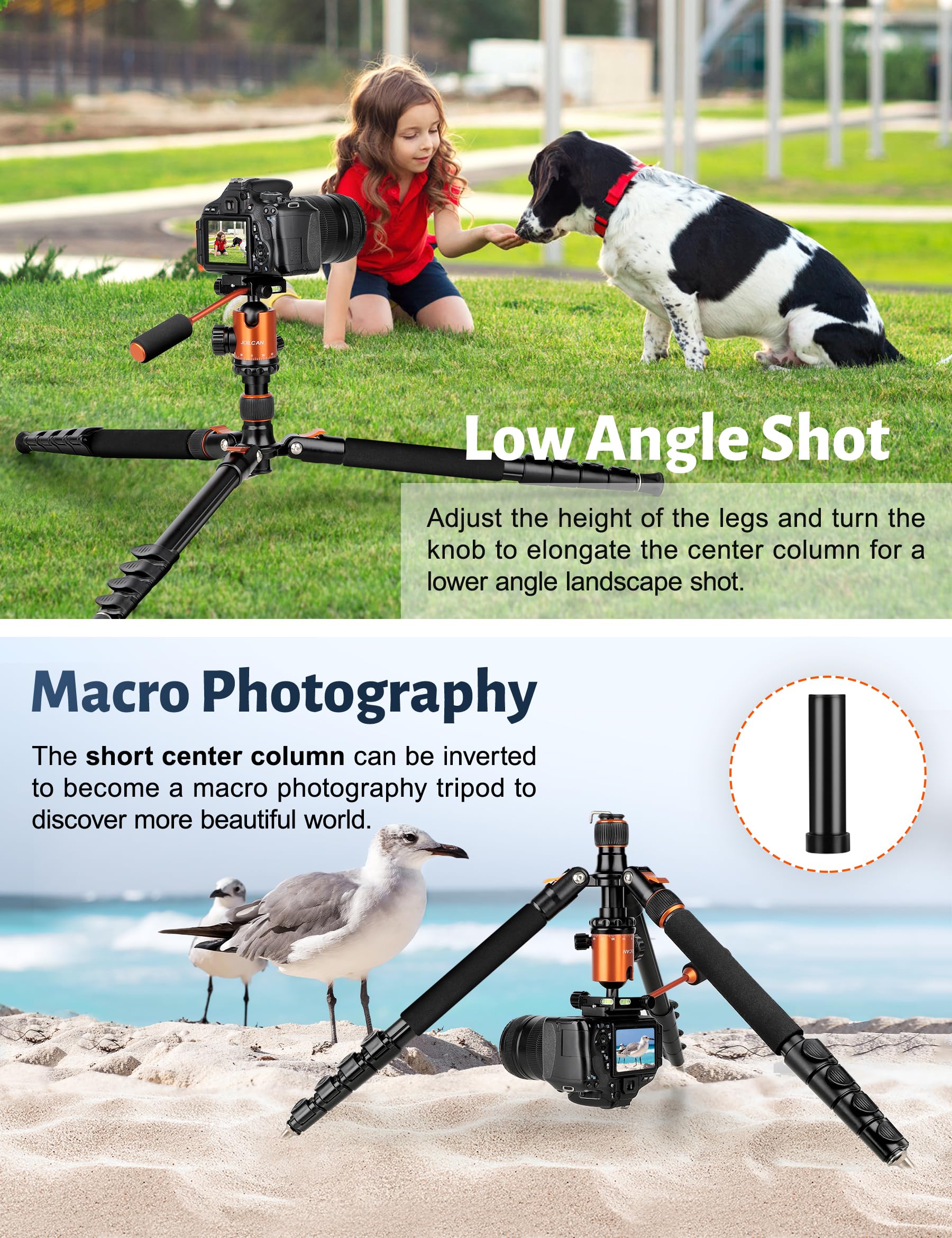 Victiv Tripod For Camera, 83" Camera Tripod & Monopods With Metal Handle, Professional Aluminum Heavy Duty Tripods For Dslr Cameras Lasers Spotting Scope Binoculars Telescope, Payload 35Lb