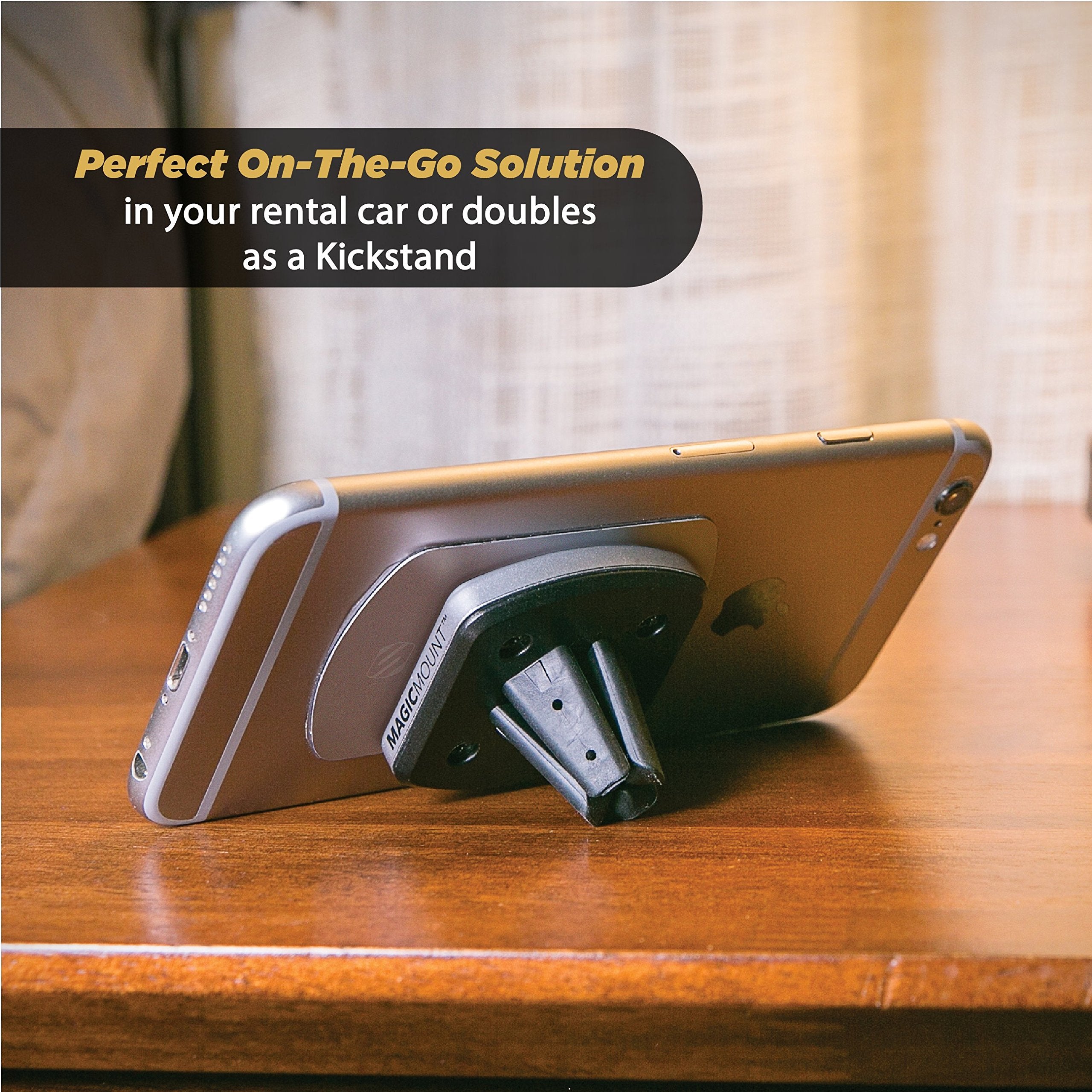 Scosche Mpv2Pk-Ub Magicmount Pro Magnetic Car Phone Holder - Strong Magnet Mount For Iphone And Android - Secure Magnetic Mount For Car Air Vent - Universal 360° Adjustable Mobile Cell Holder - 2-Pack