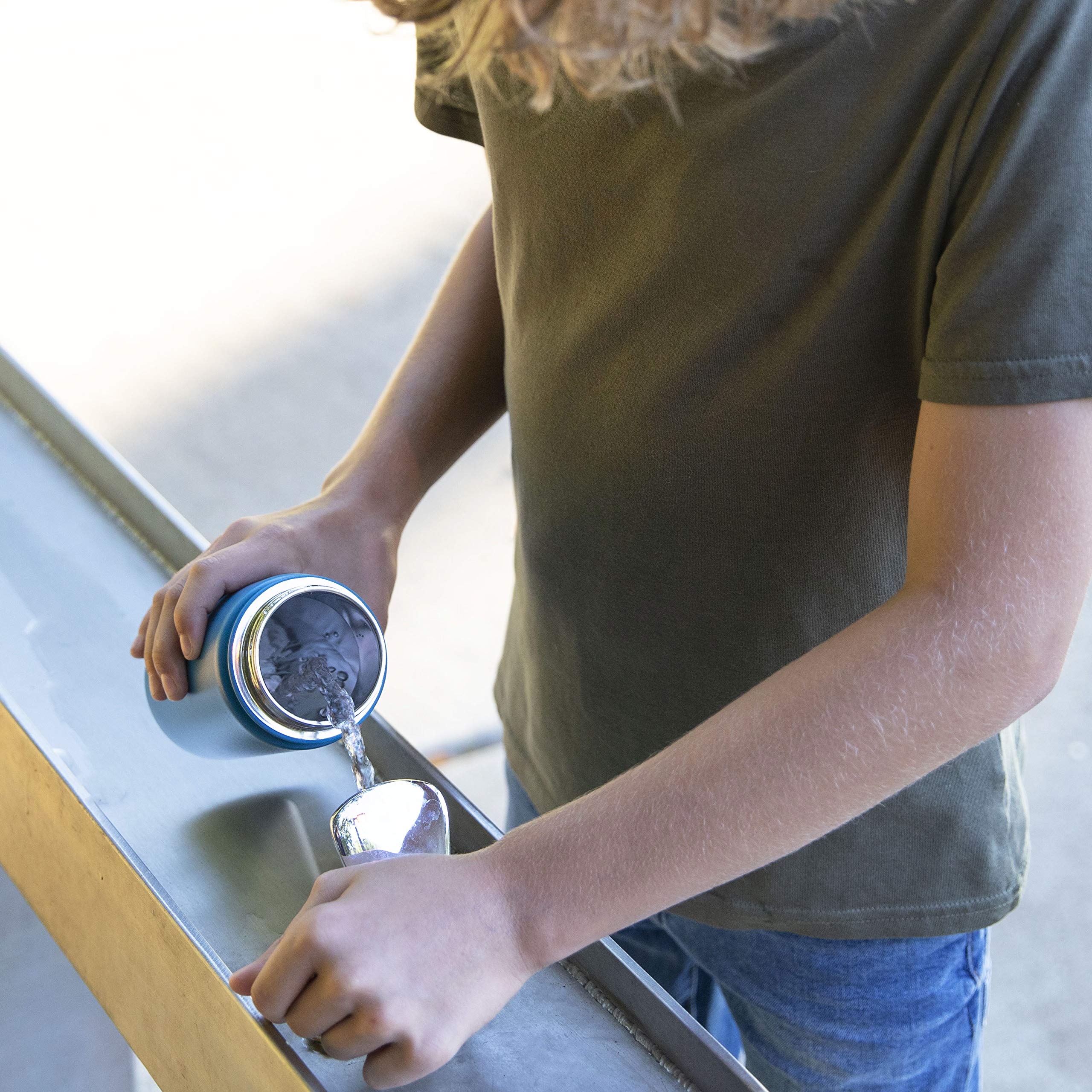 Mira 12 Oz Small Insulated Water Bottle For Cold Drinks Leak-Proof Stainless Steel