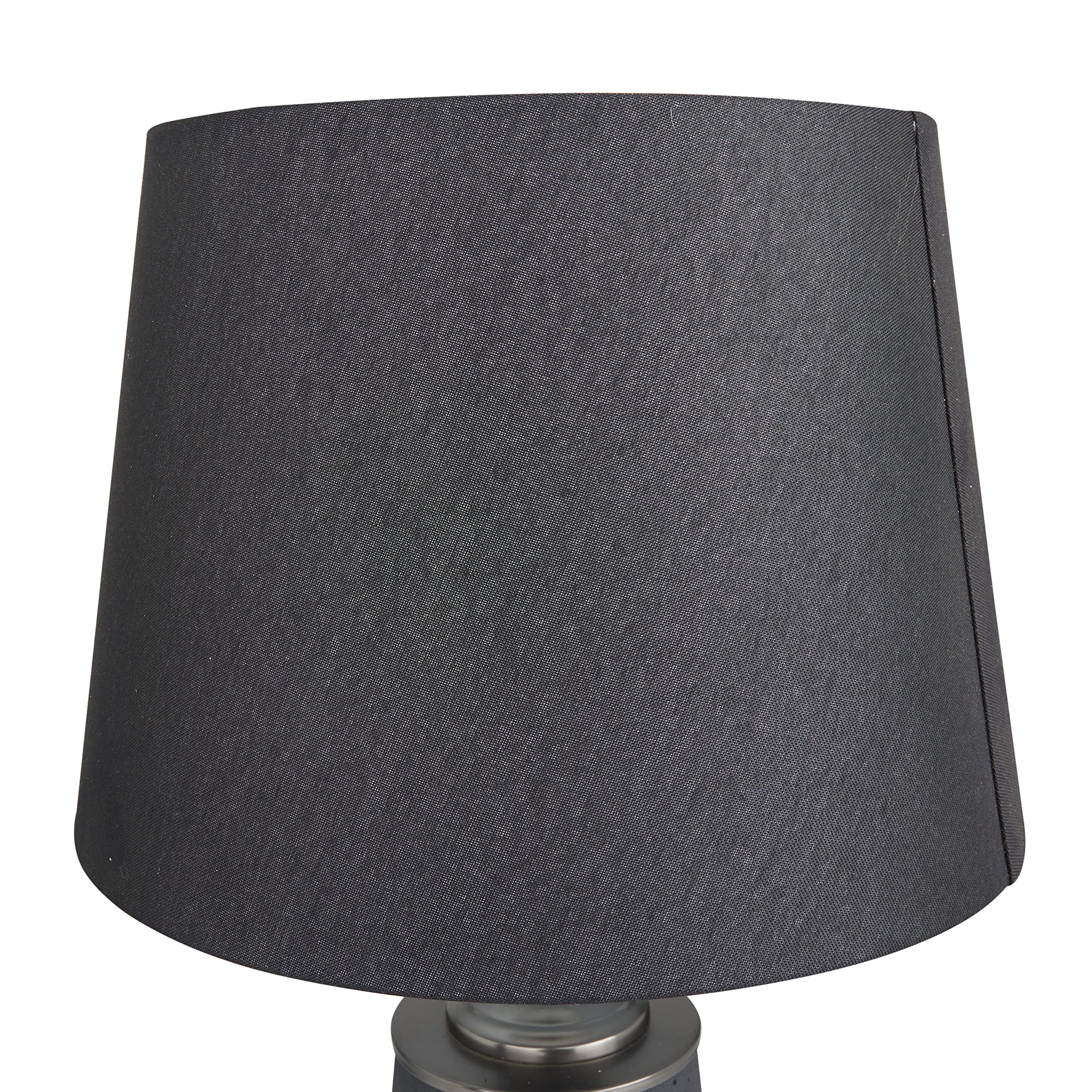 Deco 79 Modern Cement Table Lamp Bedside Desk Lamps For Bedroom, Living Room, Office, Kids Room, Girls Room, Dorm, 14" L X 14" W X 24" H, Black