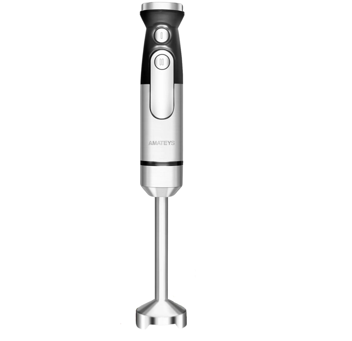 Amateys immersion blender with 700W power and heavy copper motor, featuring infinitely variable speeds for kitchen blending