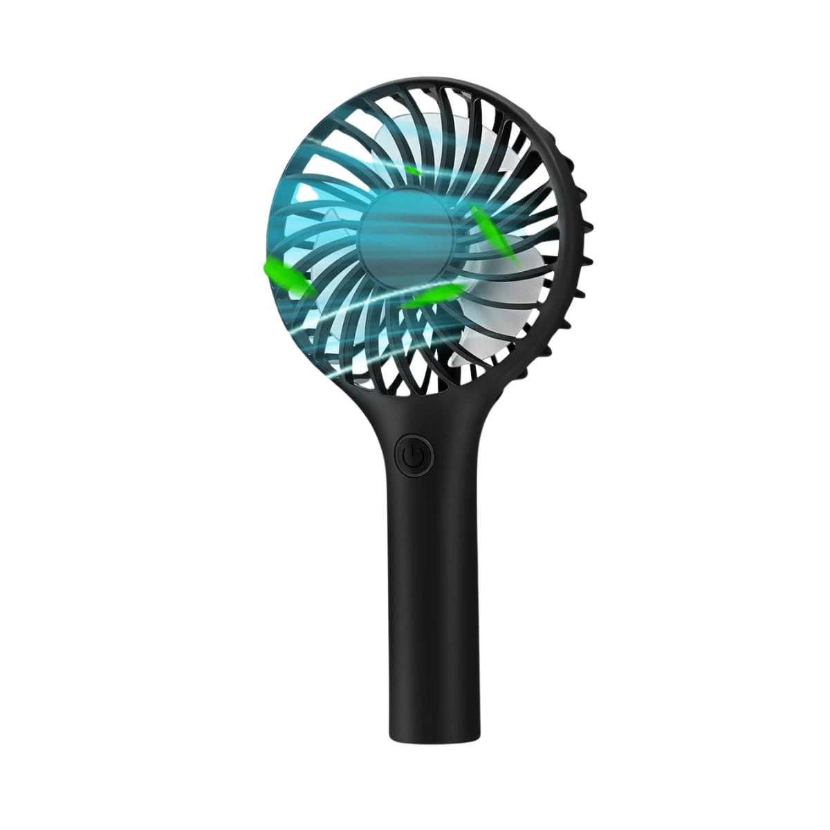 Ambandier portable handheld fan with 3 speeds, mini design, powerful wind, and large rechargeable battery