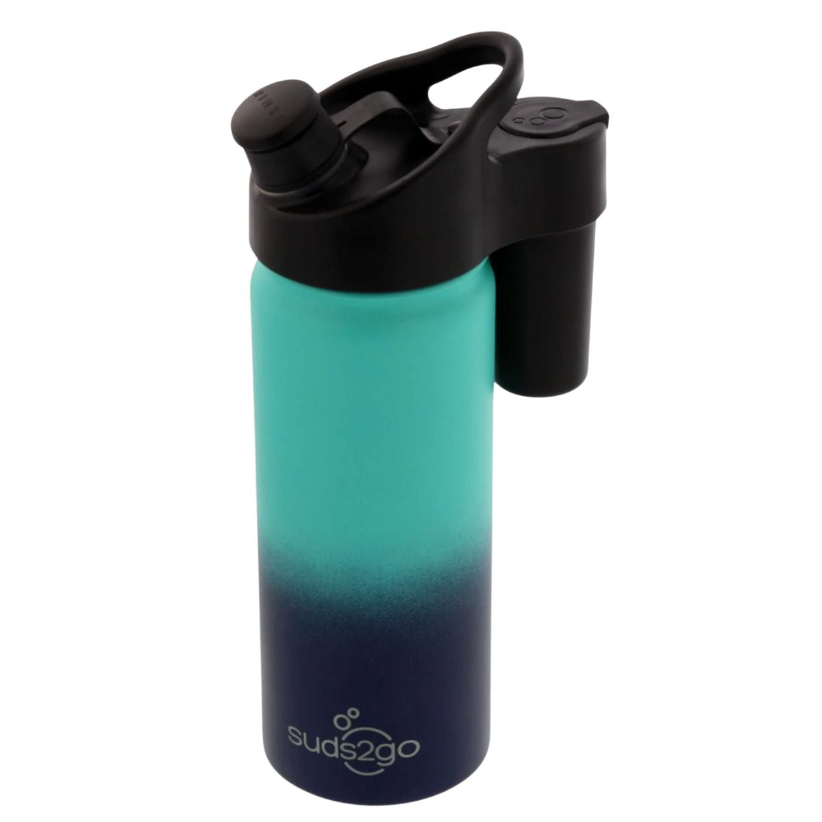 Portable Stainless Steel Water Bottle And Hand Wash System (20Oz) - Double Walled