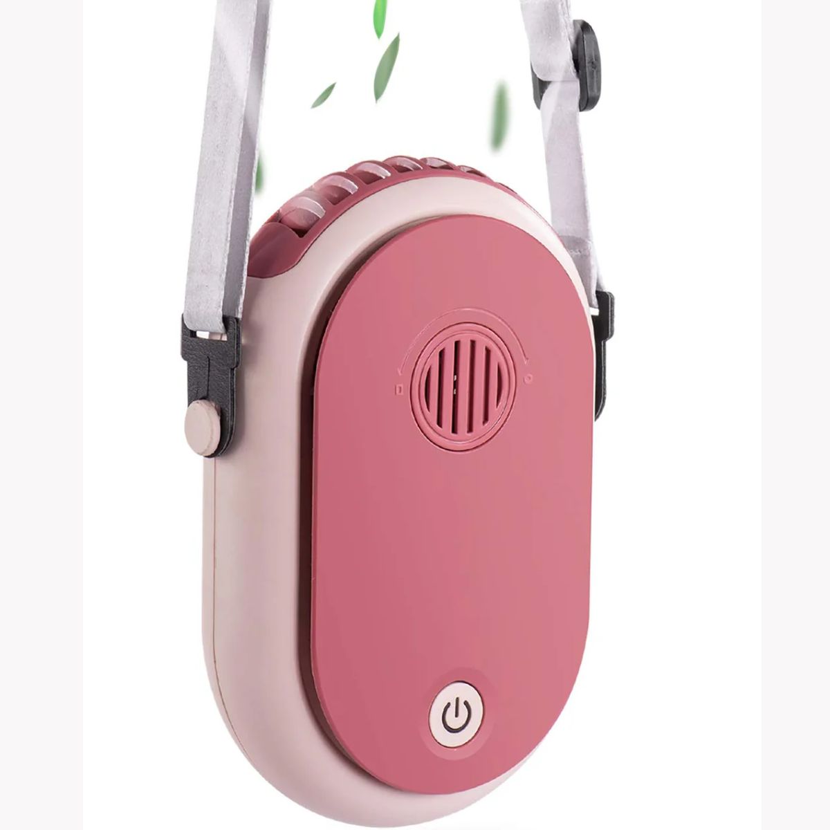 Portable Hanging Neck Fan Wearable Personal Fan Battery Operated Usb Rechargeable 3 Speed - Koospark