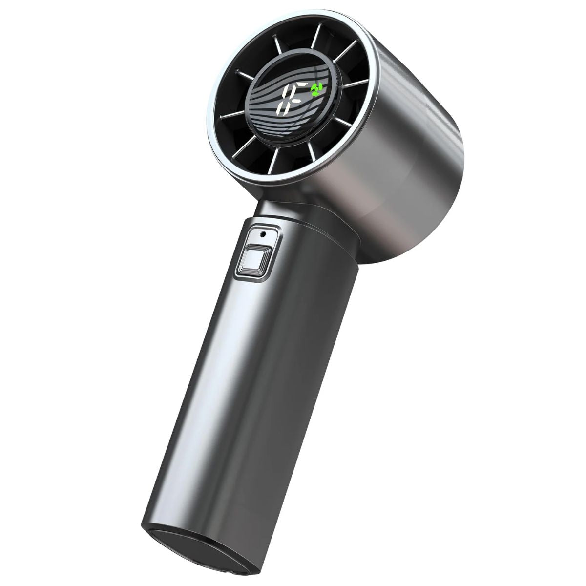 Portable Handheld Fan With Digital Display - 5 Speed Adjustable Usb Rechargeable Mini Personal Fan - Koospark