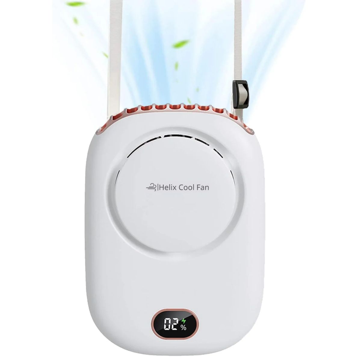 Portable Fan Rechargeable Waist Fan Battery Operated Hands-Free Wearable Fan With Strong Airflow - Koospark