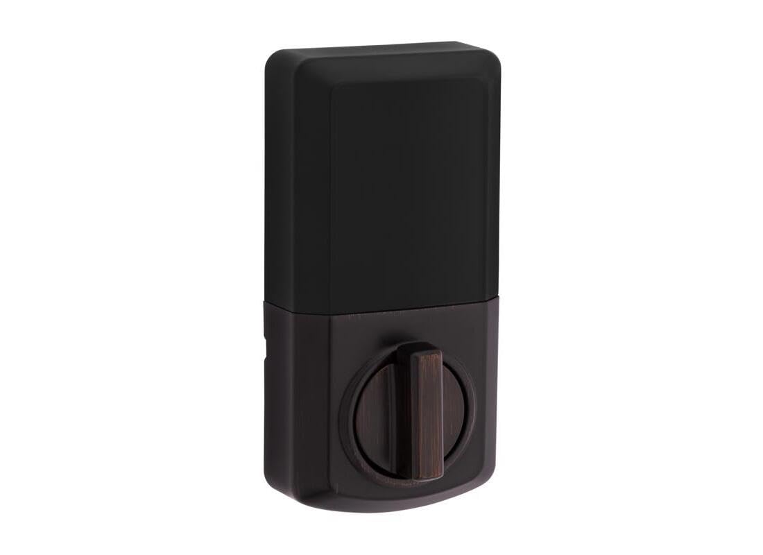 Kwikset 9250Trs-11Ps Transitional Powerbolt 2 Electronic Smartcode Deadbolt Smartkey With Rcal Latch And Rcs Strike Venetian Bronze Finish