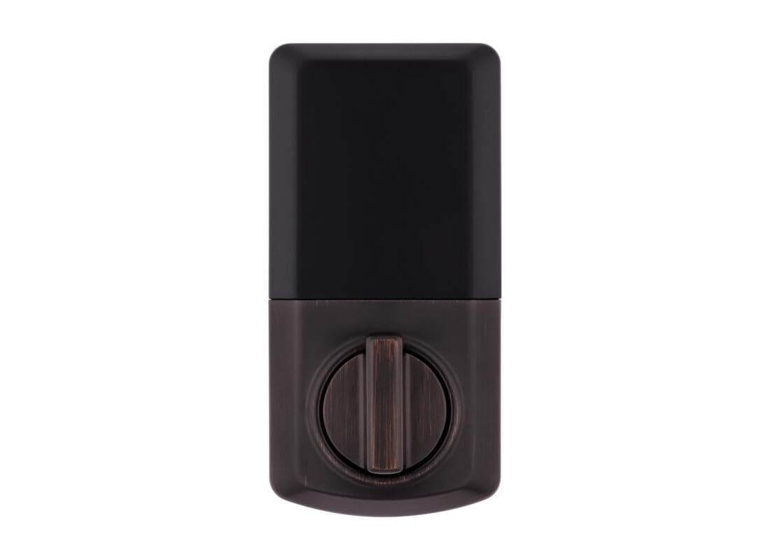 Kwikset 9250Trs-11Ps Transitional Powerbolt 2 Electronic Smartcode Deadbolt Smartkey With Rcal Latch And Rcs Strike Venetian Bronze Finish