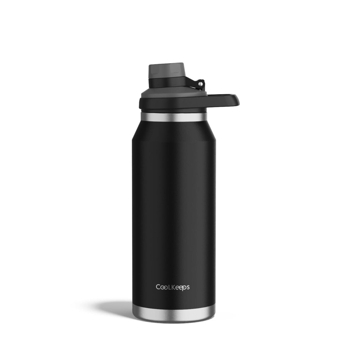 Insulated Water Bottle 34 Oz With Fixable Lid For Sport Travel Gym Stainless Steel Water Bottle
