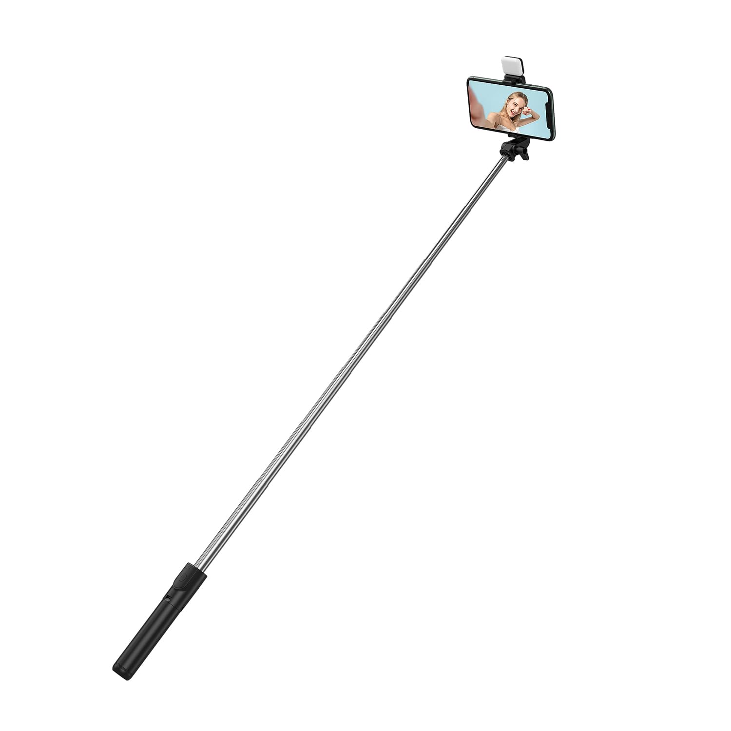 Tianle Selfie Stick With Fill Light, 40 Inch Phone Tripod Extendable Cell Phone Tripod Stand With Wireless Remote And Phone Holder Compatible With Iphone Android For Selfie, Video Recording, Photo