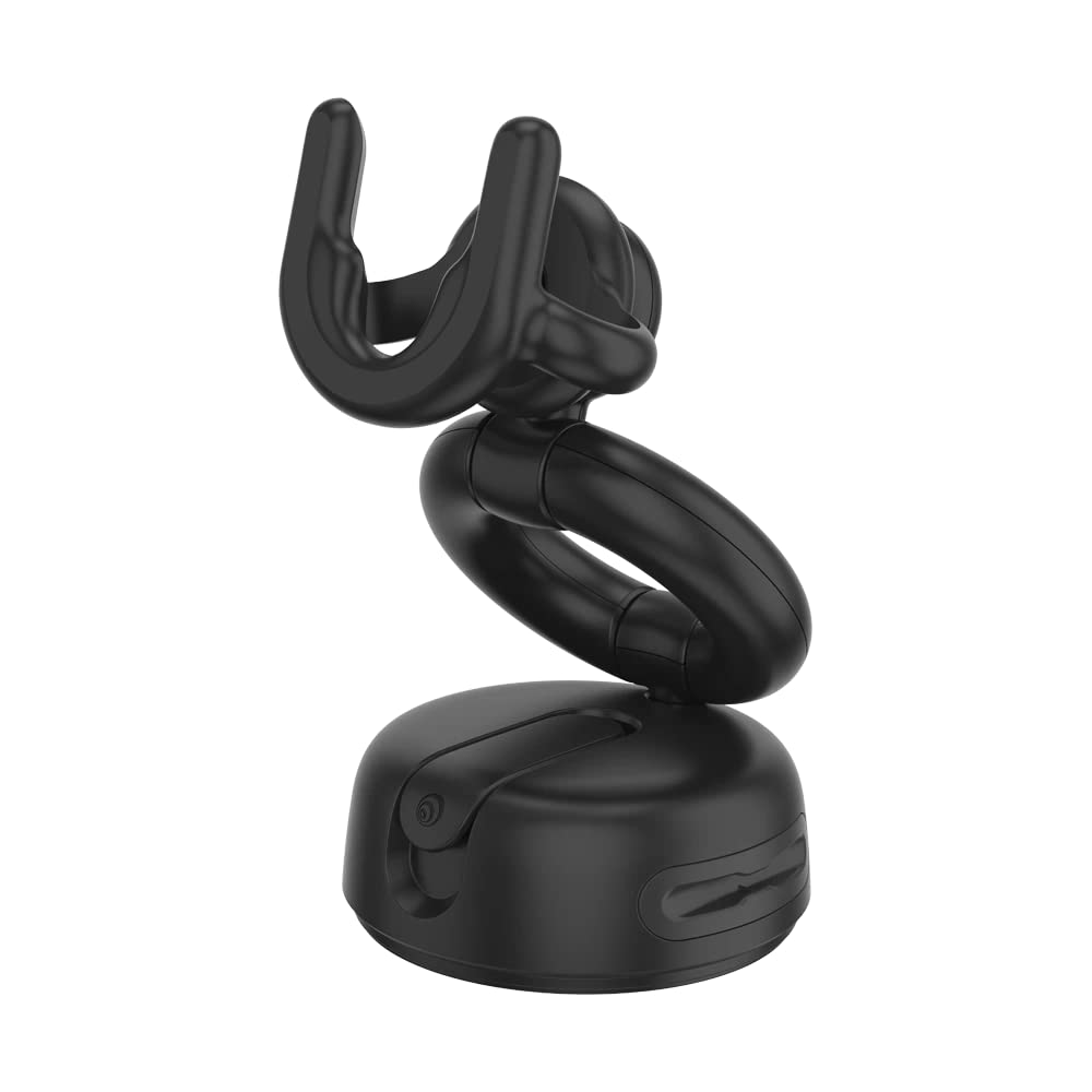 Popsockets Multi-Use Phone Mount Dash Mount, Windshield Phone Mount, And Phone Mount For Desk - Black