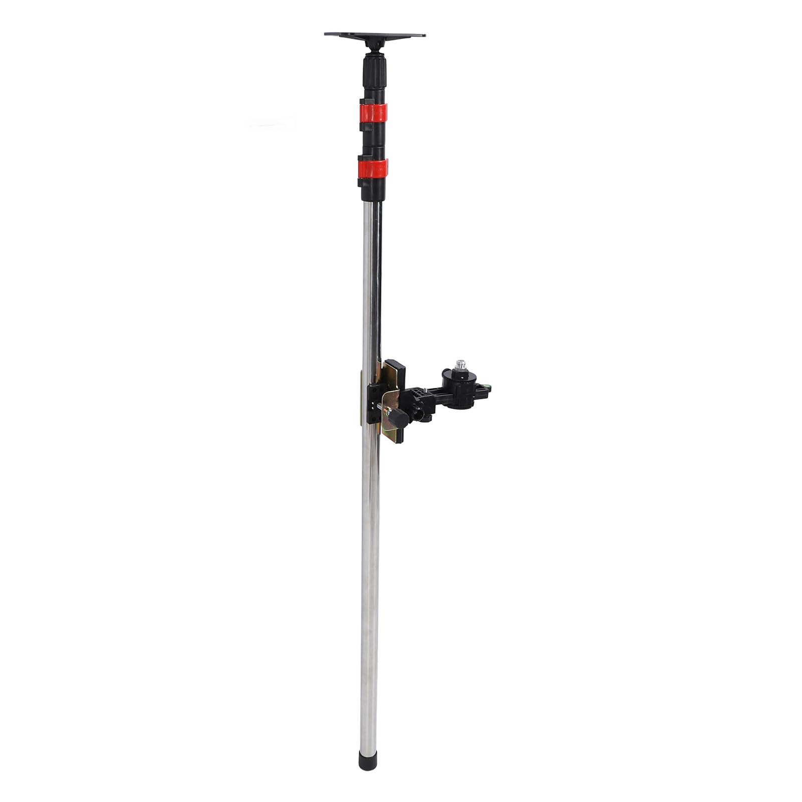 Btseury 9.84Ft Telescopic Pole With 2 Interfaces, Fine Tuning Stabilizer For Level Mounting,  Telescoping Design For Easy Portability, For Levels, Cameras, Projectors, And More