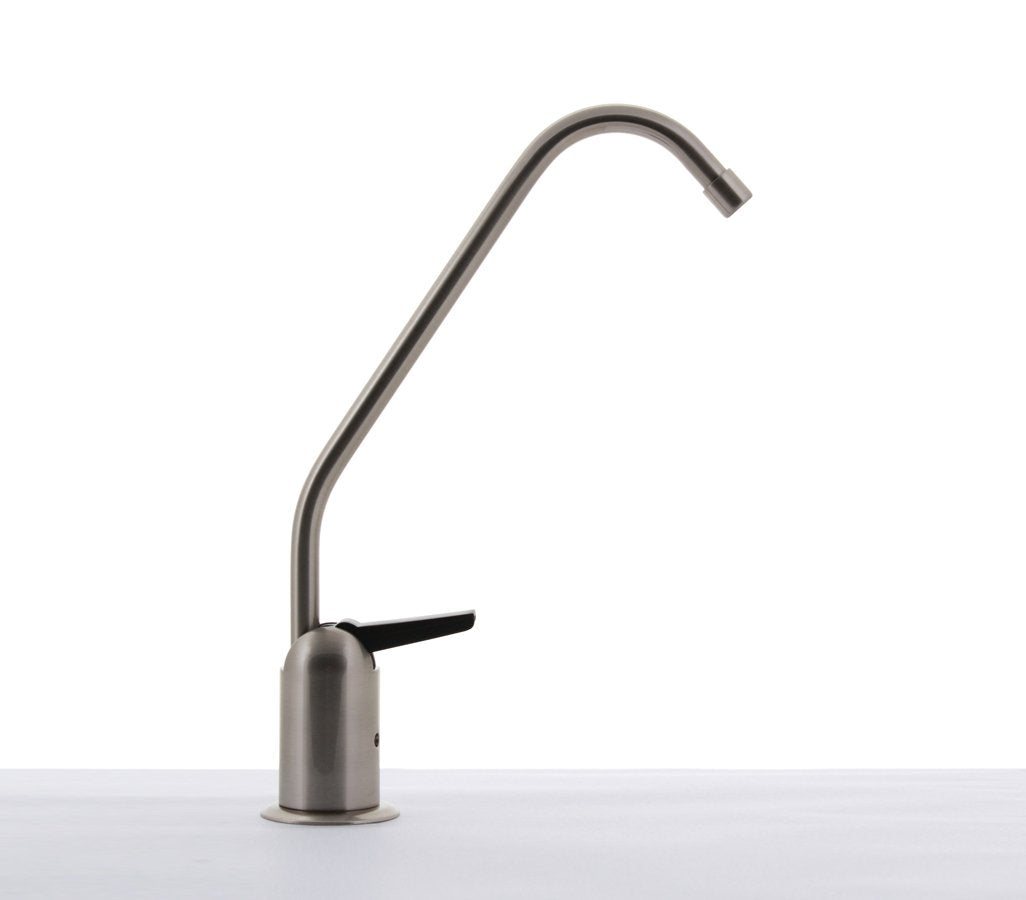Hydronix Lf-Blrag-Bn Long Reach Ro Reverse Osmosis Or Filtered Water Faucet, Brushed Nickel W/ Air Gap