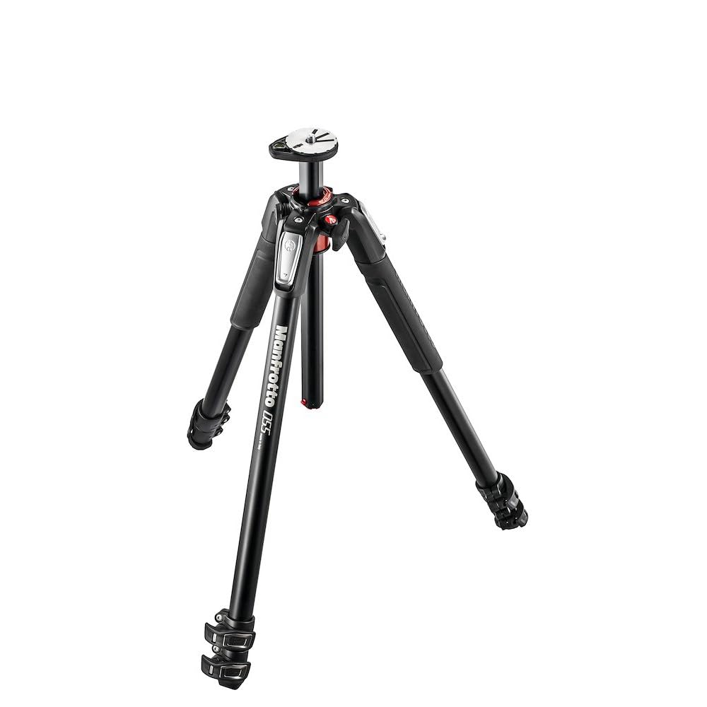 Manfrotto 3-Section Camera Tripod, Carbon Fiber Photography Accessories, Travel Tripod For Content Creation, Professional Photography,Mt055Xpro3