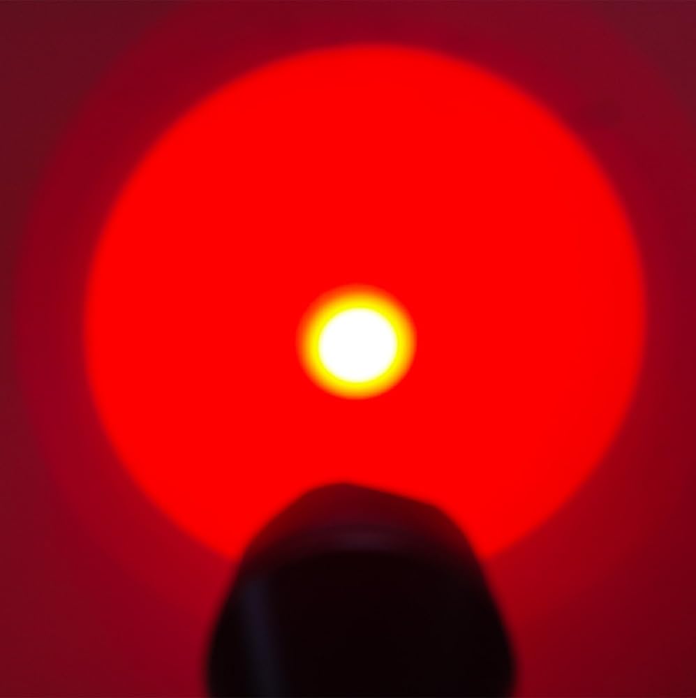 Mviocs Red Led Flashlight High Lumens, Ultra Bright Red Flashlight Red Light Torch, Zoomable Waterproof Flash Light For Outdoors Astronomy Aviation Night Observation Emergency (2)