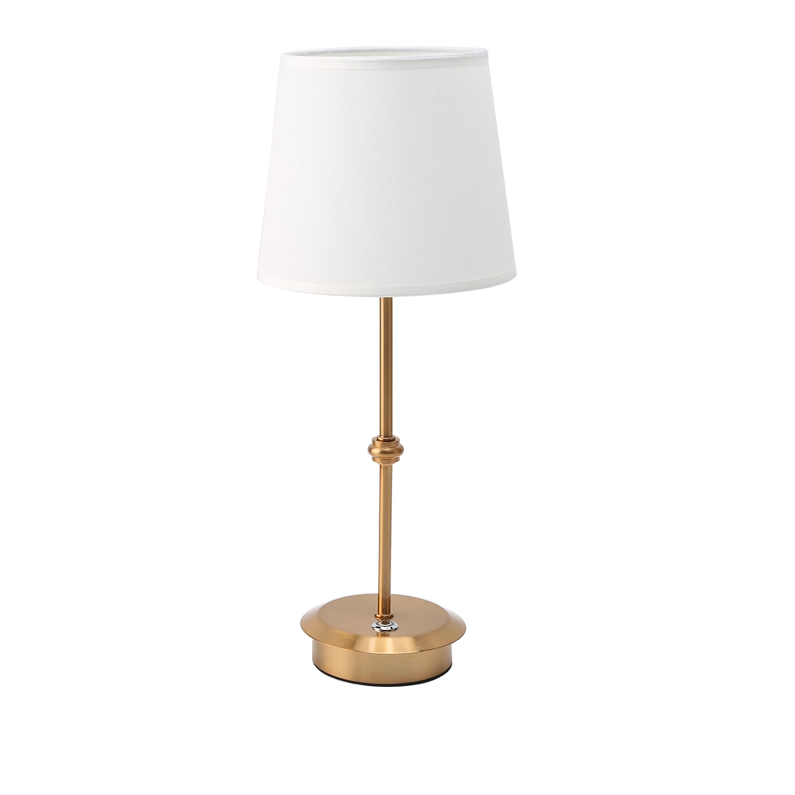 Soonhua Cordless Table Lamp, Rechargeable Led Desk Lamp 2W 2700K Dimmable Battery Operated Light With Fabric Shade For Bedroom, Living Room, Cafe, Outdoor