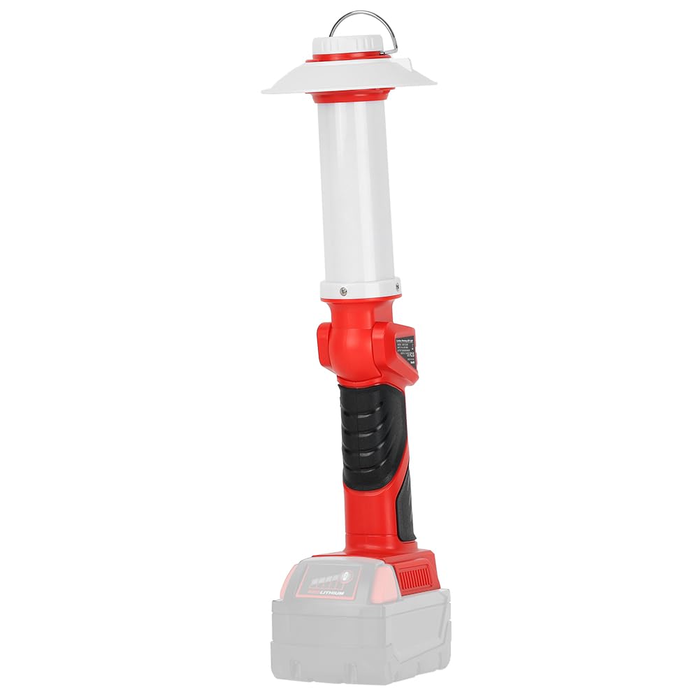 Haopkzapyr 8W 800Lm Lantern For Milwaukee 18V M18 Li-Ion Outdoor Portable Camping Lantern With Hook, Usb Output, Emergency Light, Perfect For Camping, Hiking, And Outdoor Activities(Battery Not Included)