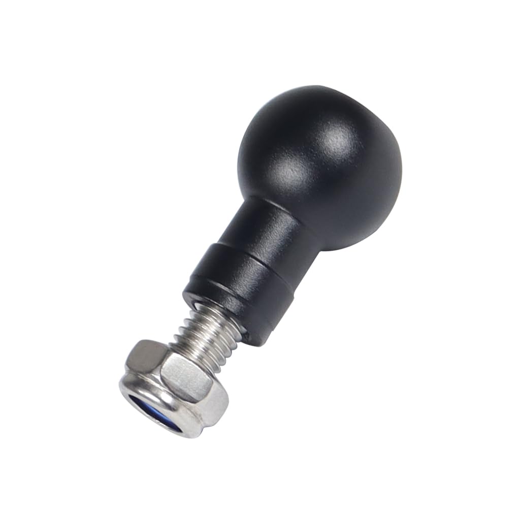 Novelgoal Aluminum 17Mm Expanding Ball Head With M6 Screw Ball Head For Tripod Selfie Handle Grip Stand Ball Mount Converter