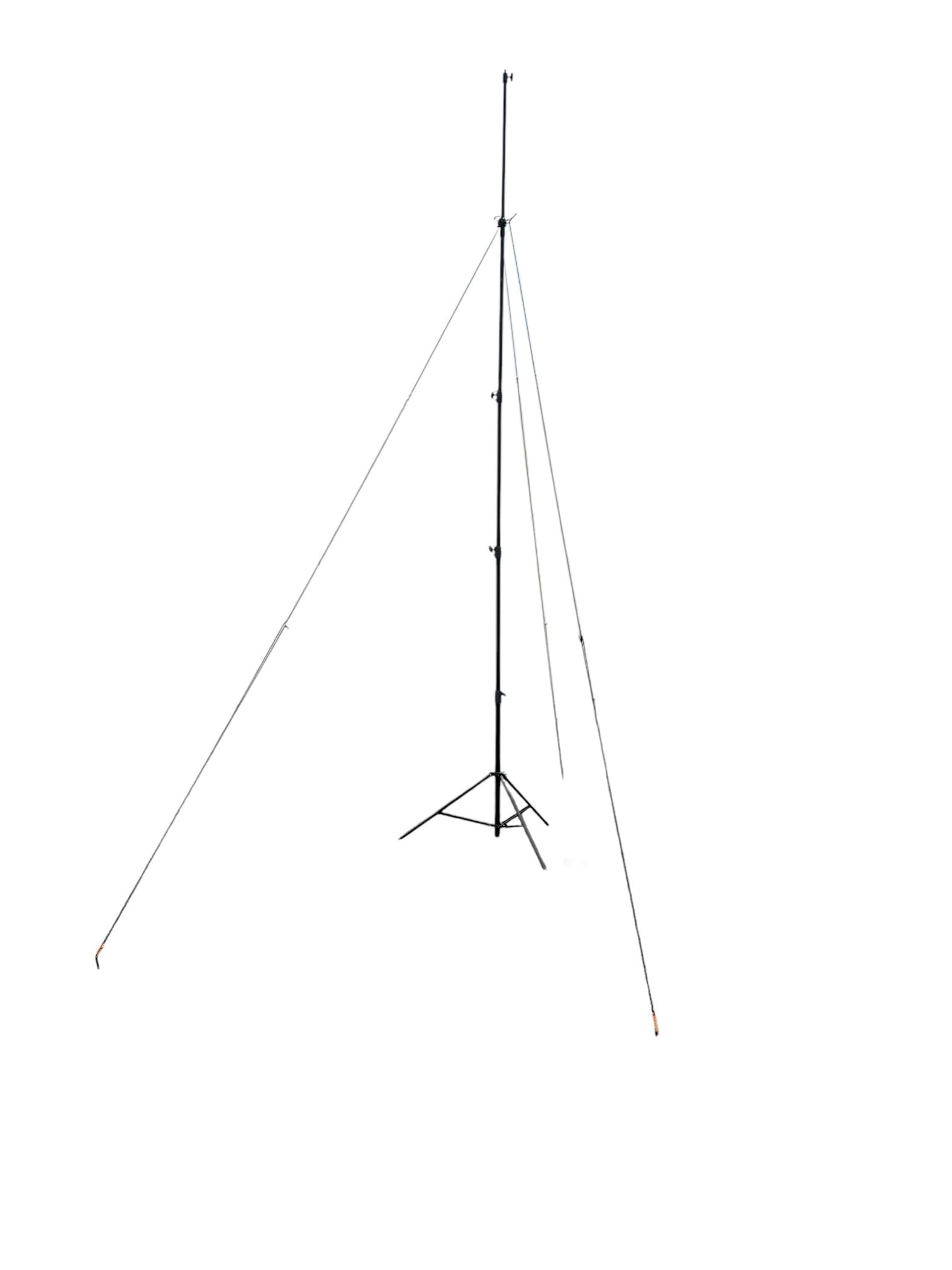 Glide Gear Tst 12 12-Foot Tripod Stand – Air-Cushioned Telescoping Sections, Heavy-Duty Aluminum Construction, Adjustable Height For Photography & Videography, Supports Cameras Up To 4 Lbs
