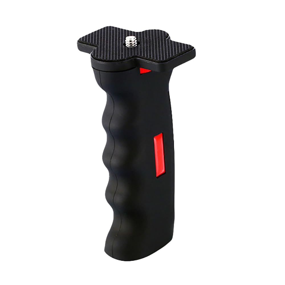 Capart Camera Handle Grip Stabilizer With 1/4 Screw For Camera Smartphone Camcorder Tripod System Flashlight Monocular, Compatible With Canon Sony Leica Camera Dji Osmo Action 4 3 Insta360 Go Pro Series