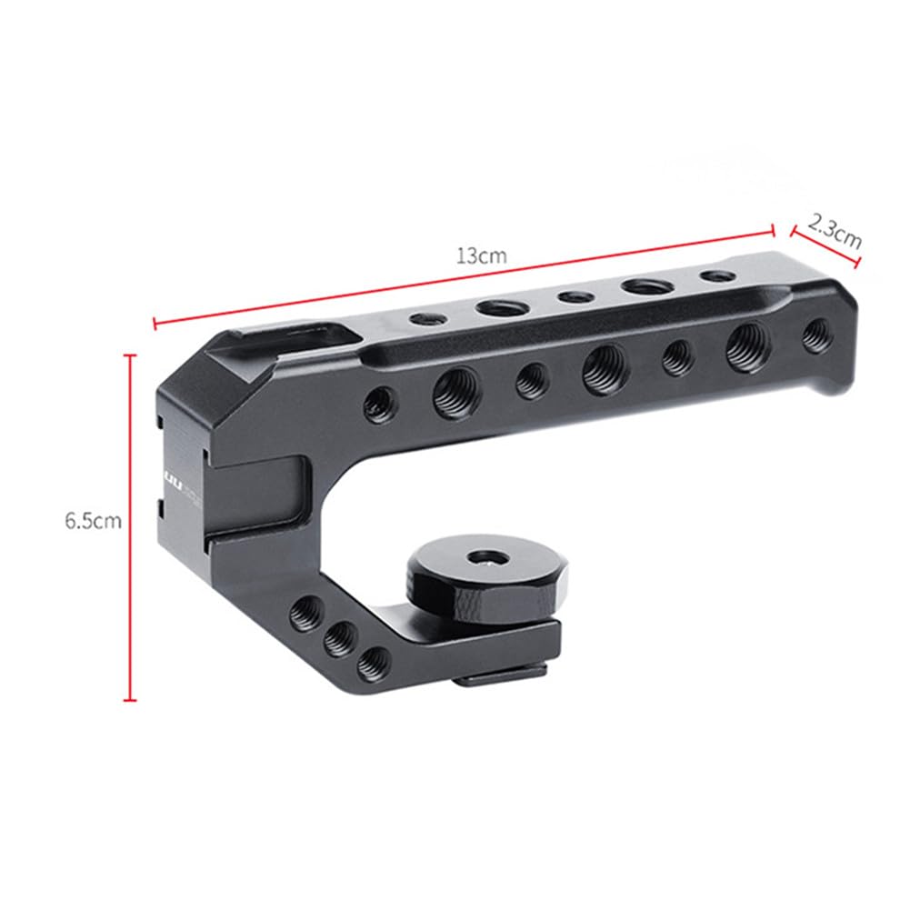 Dbeixiwei Camera Top Handle Grip Universal Video Stabilizing Rig With 3 Cold Shoe Adapter To Mount Dslr Camera