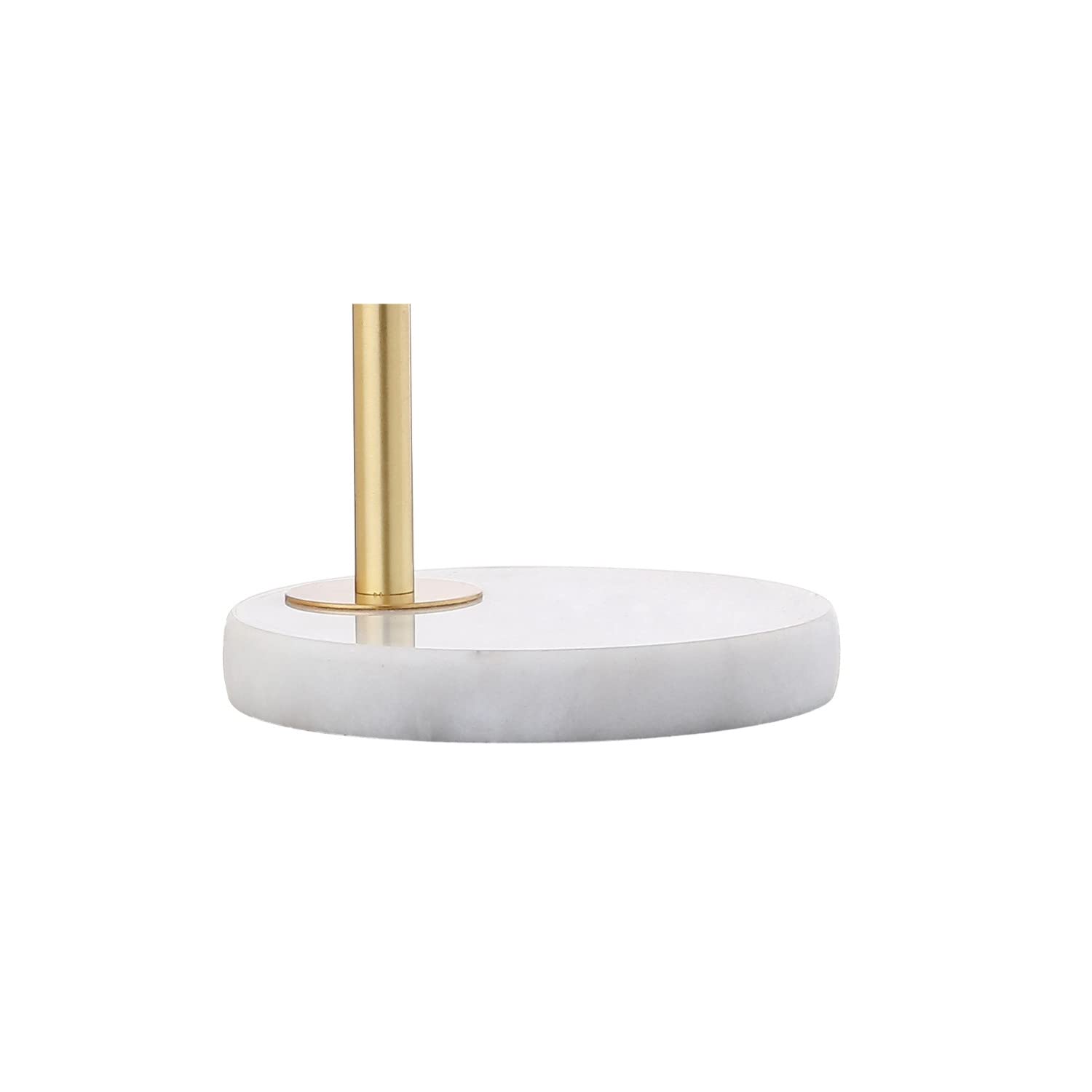 Jonathan Y Jyl1000A Charles 20.5" Metal/Marble Led Table Lamp Contemporary Modern Bedside Desk Nightstand Lamp For Bedroom Living Room Office College Bookcase Led Bulb Included, Gold/White