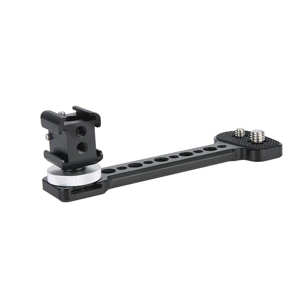 Niceyrig Universal Gimbal Stabilizer Extension Plate With Triple Cold Shoe Mount, Applicable For Dji Ronin S/Sc/Rs2/Rsc2, Zhiyun Crane 2 2S V2 Plus