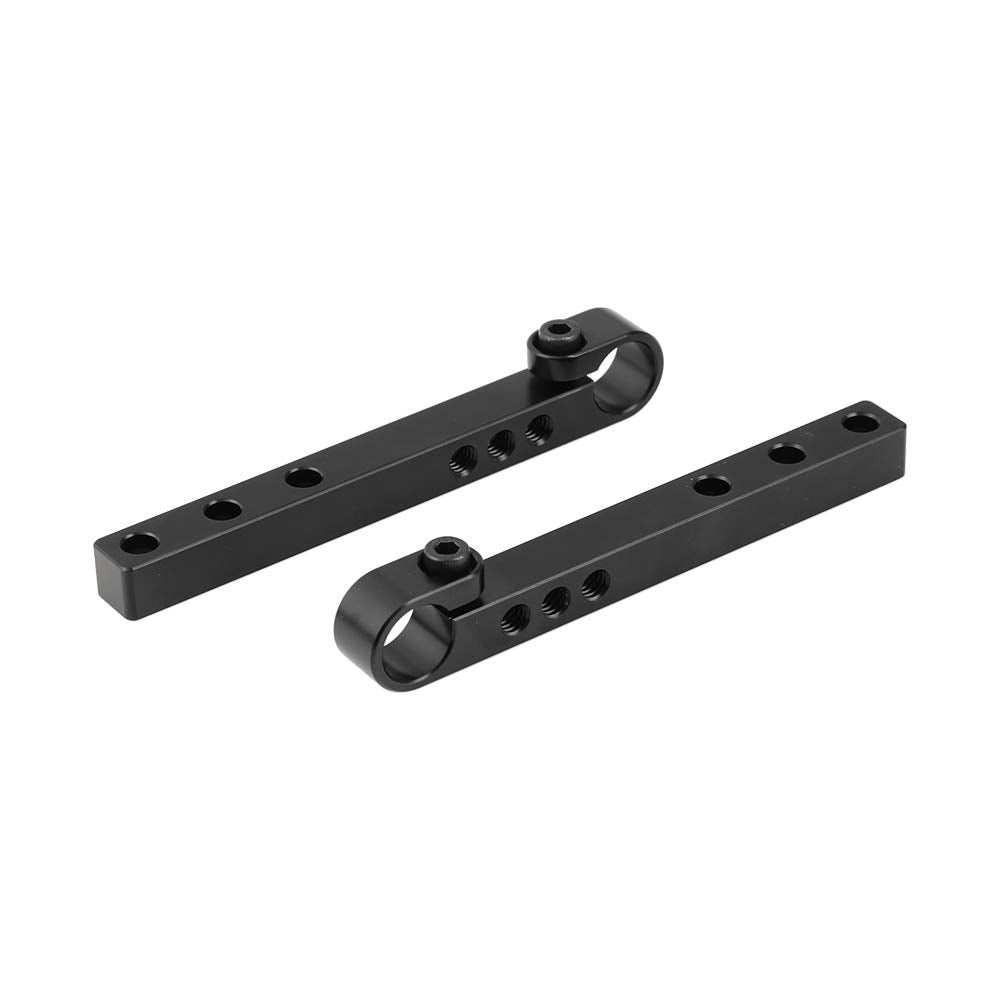 Camvate 124Mm Cross Bar With 15Mm Single Rod Adapter For Dlsr Camera Cage Kit (A Pair) - 2338