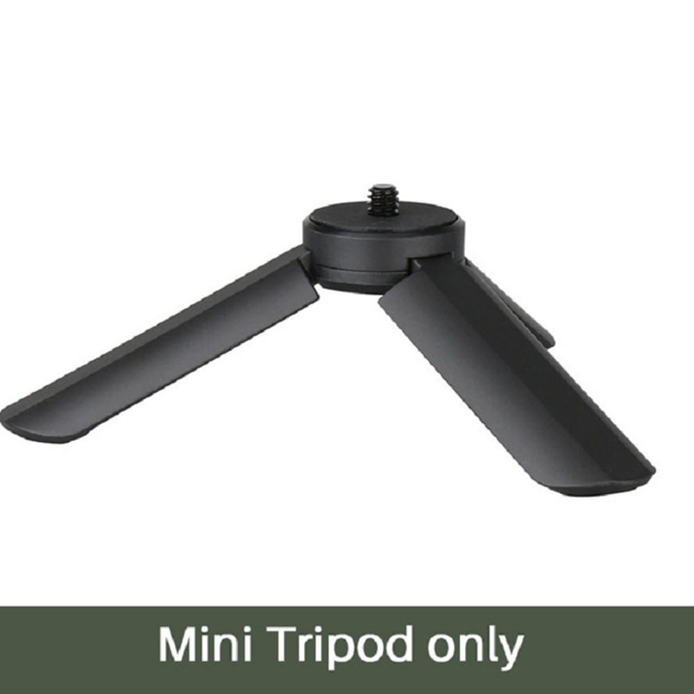 Luxzilvia Mini Tripod With Universal 1/4'' For Dji Osmo Pocket 3, Camera Desktop Tabletop Stand Grip Accessories
