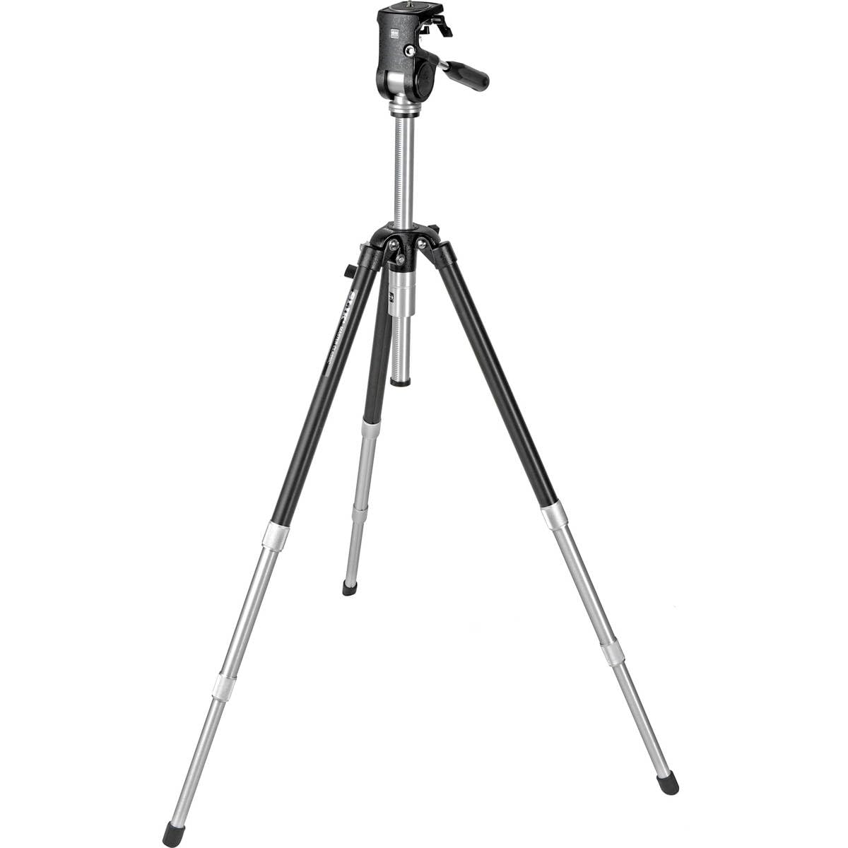 Slik Master Classic Tripod With 2-Way, Pan-And-Tilt Head, For Mirrorless/Dslr Sony Nikon Canon Fuji Cameras And More - Black (616-725)