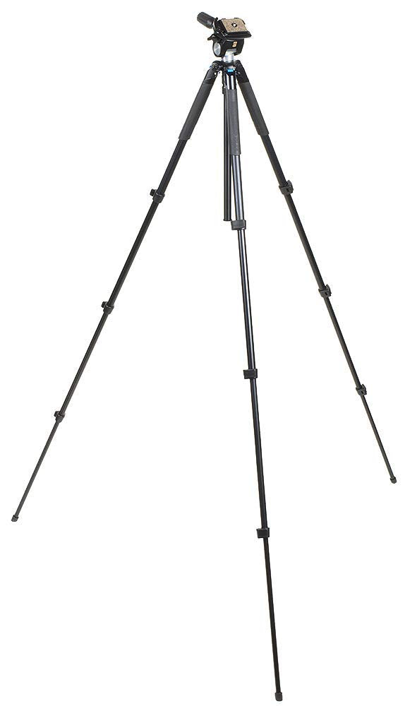Slik Sprint Pro Iii Travel Tripod Ez W/Sh-707E 2-Way Head For Mirrorless/Dslr Sony Nikon Canon Fuji Cameras And More - Black (611-853)