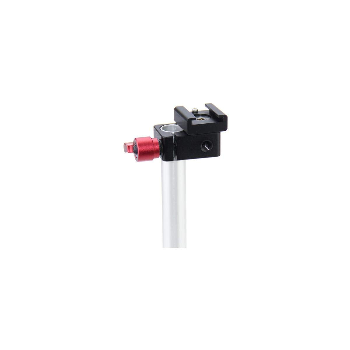 Camvate 15Mm Single Rod Clamp Articulating Cold Shoe Adapter For Dslr Rig Monitor Video Light - 0996