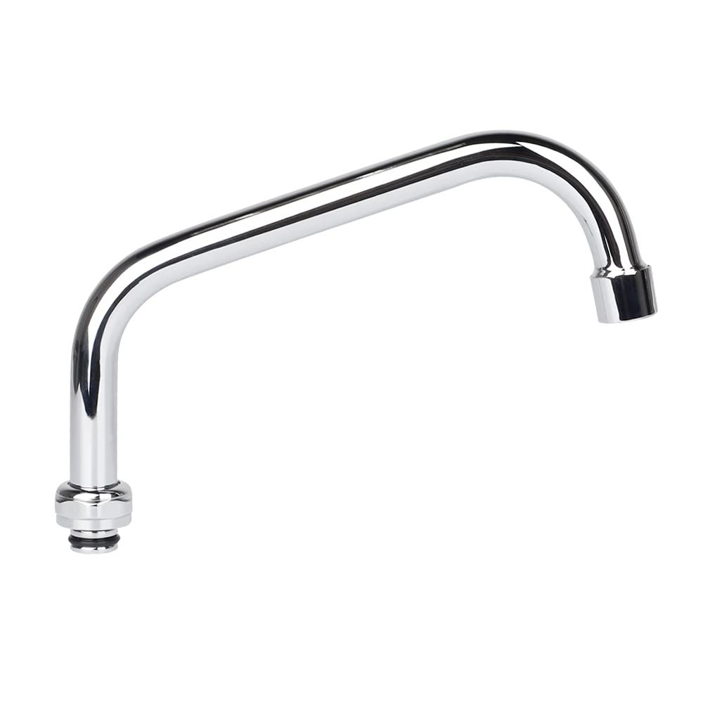Tnroted 8 Inch Faucet Swivel Spout Replacement Kit For Commercial Kitchen Sink Faucet, 360° Commercial Faucet Swivel Spout With 2.2 Gpm Aerator, Chrome Finish