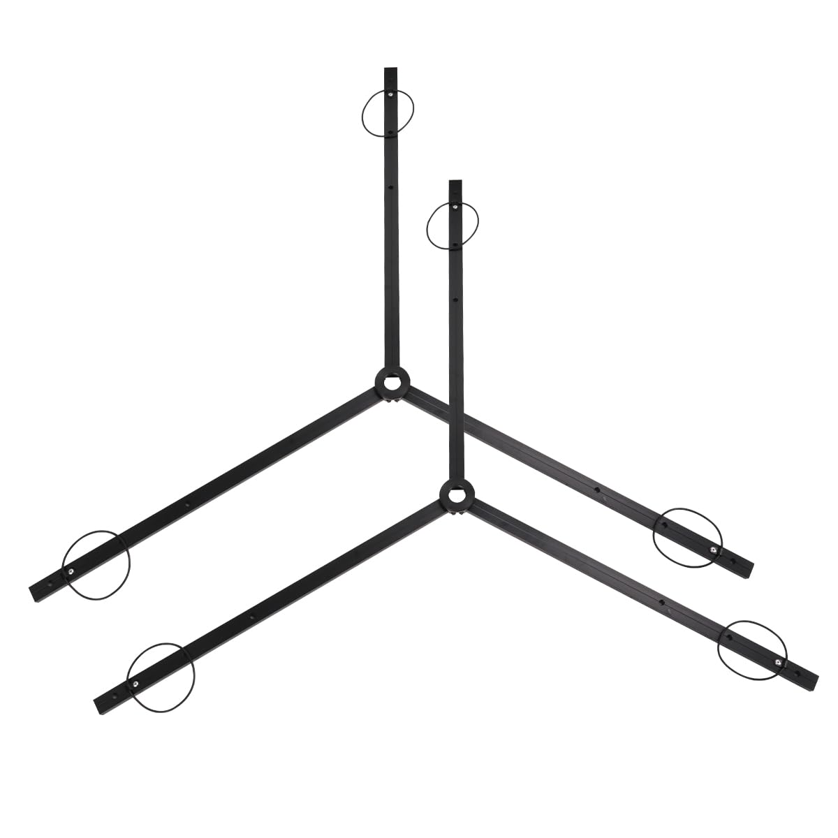 Moeter Foldable Tripod Stabilizer Floor Guide - Lightweight Leveling Kit With Static Stabilizer Tool, 23.6-Inch Tripod Accessories Triangle Strut For Enhanced Stability (2 Piece)