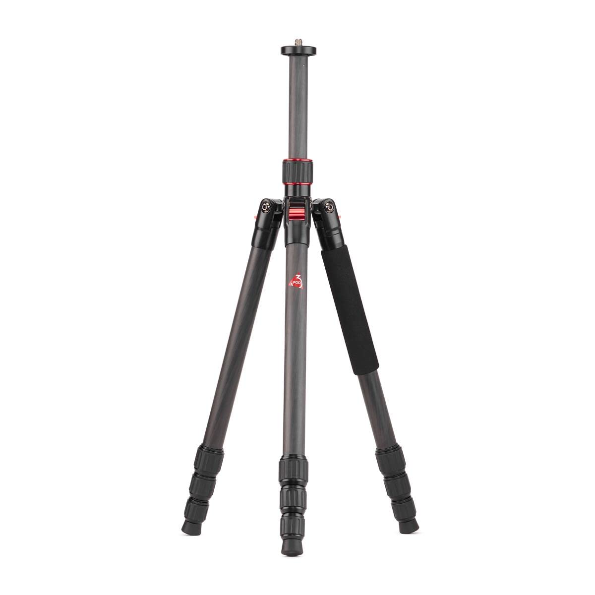 3Pod Trek Series 4-Section Carbon Fiber Travel Tripod/Monopod With Arca-Type Ball Head – Lightweight, Compact, High Load Capacity, Adjustable Height, Twist Lock Legs For Dslr & Mirrorless Cameras