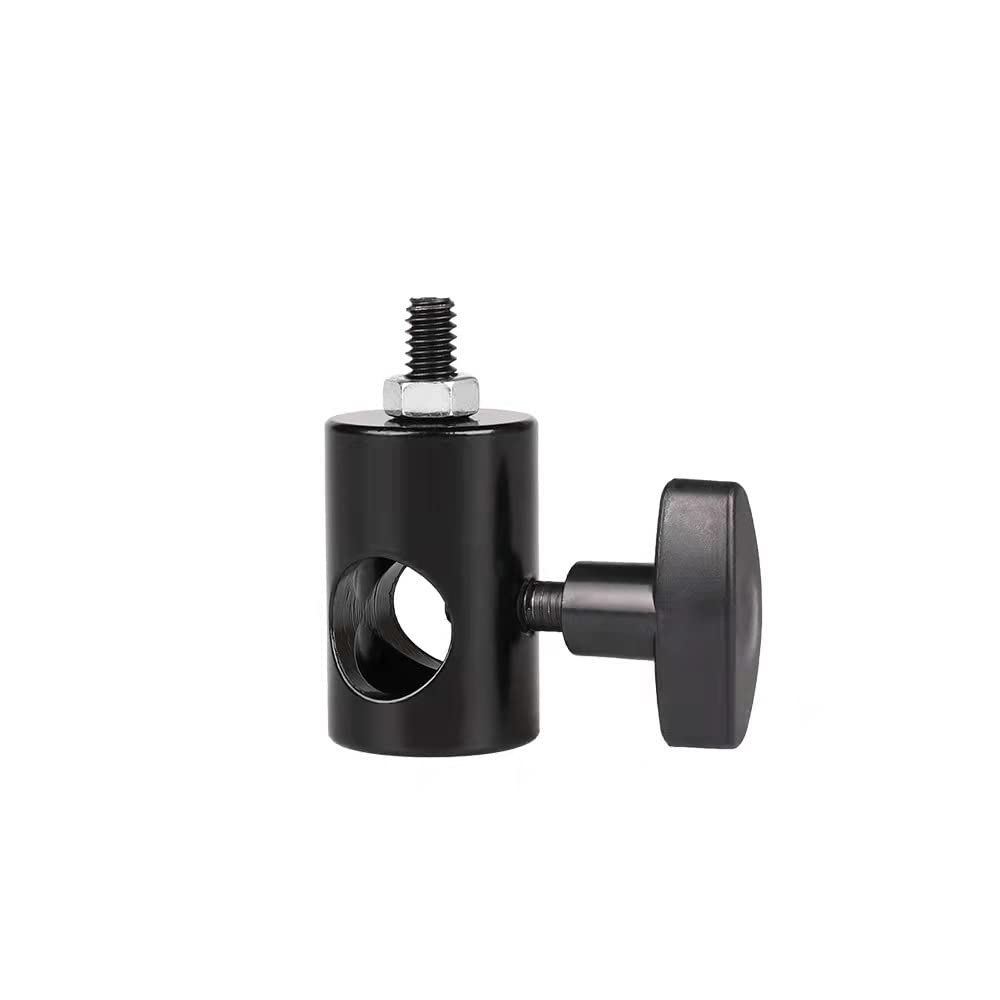 Thtrht 2 Pack Photography Light Stand To 1/4" 3/8" Thread Interface Converter Mount Screw Quick Release Adapter For Led Flash Tripod Ring Light Dslr Video Studio Phone Camera Lamp Holder Clip Clamp