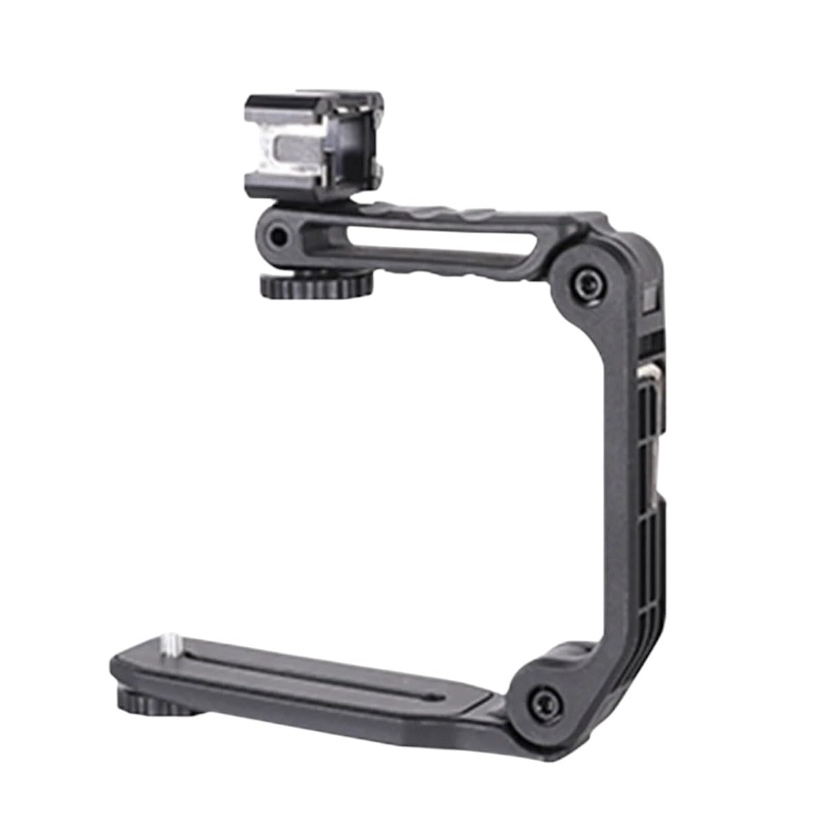 Bingjetsteri Professional Handle Video Grip For Steady Shots And Clear Videos Shaped Stabilizer Universal 1/4 Screw Holes   High Reliable Electronic Component, Precision, Stable Performance