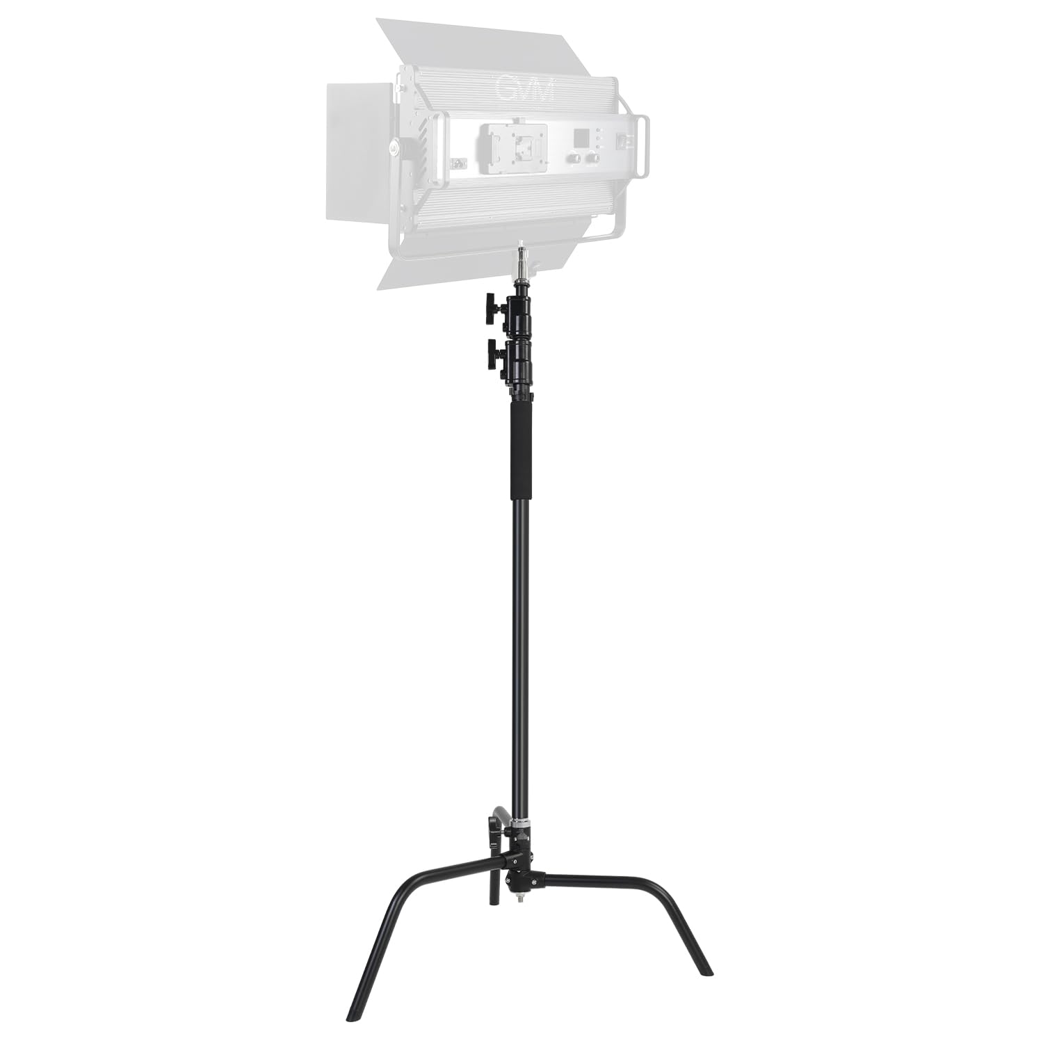 Gvm C320 C Stand Stainless Steel Heavy Duty With Boom Arm, Max Height 10.5Ft/320Cm Photography Light Stand With Holding Arm Load-Bearing 44Lb/20Kg Adjustable Stable Photography Studio Light Shooting