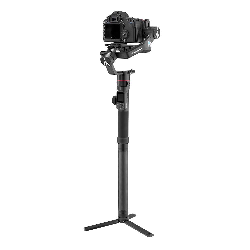 Manfrotto Extension In Carbon Fibre For Gimbals, For Portable 3-Axis Professional Gimbals For Mirrorless And Reflex Cameras, Perfect For Photographers, Vloggers And Bloggers