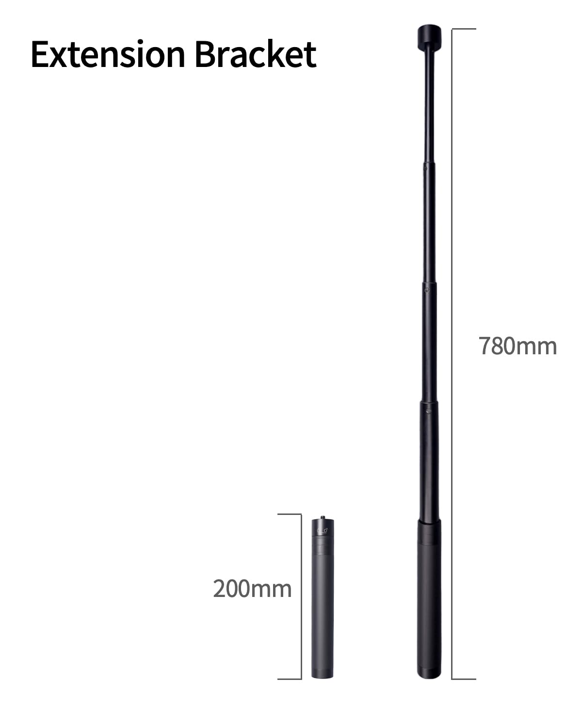Obsbot Extendable Tripod, Desk Tripod For Tiny 2/Tiny 4K/1080P/Tail Air/Meet 4K Webcam, Lightweight, Sturdy, Foldable, Stand Tripod For Video Recording, Meeting, Streaming, Etc.
