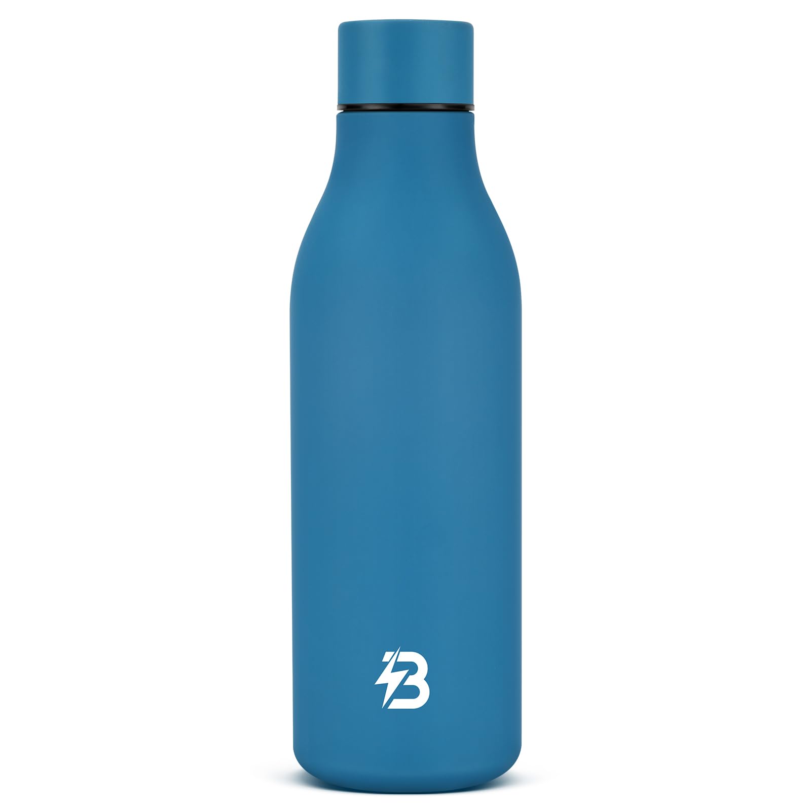 Insulated Metal Water Bottle, 18 Oz Stainless Steel Leak-Proof Gym Water Bottle With Lid For Men