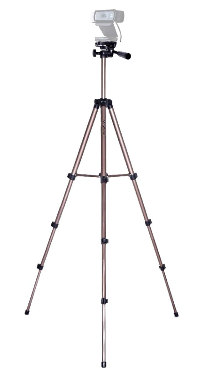 Acetaken Webcam Tripod, Camera Tripod Mount Stand Compatible With Logitech Webcams C920S Streamcam Brio C925E C922X C930E C920 C615-50 Inches
