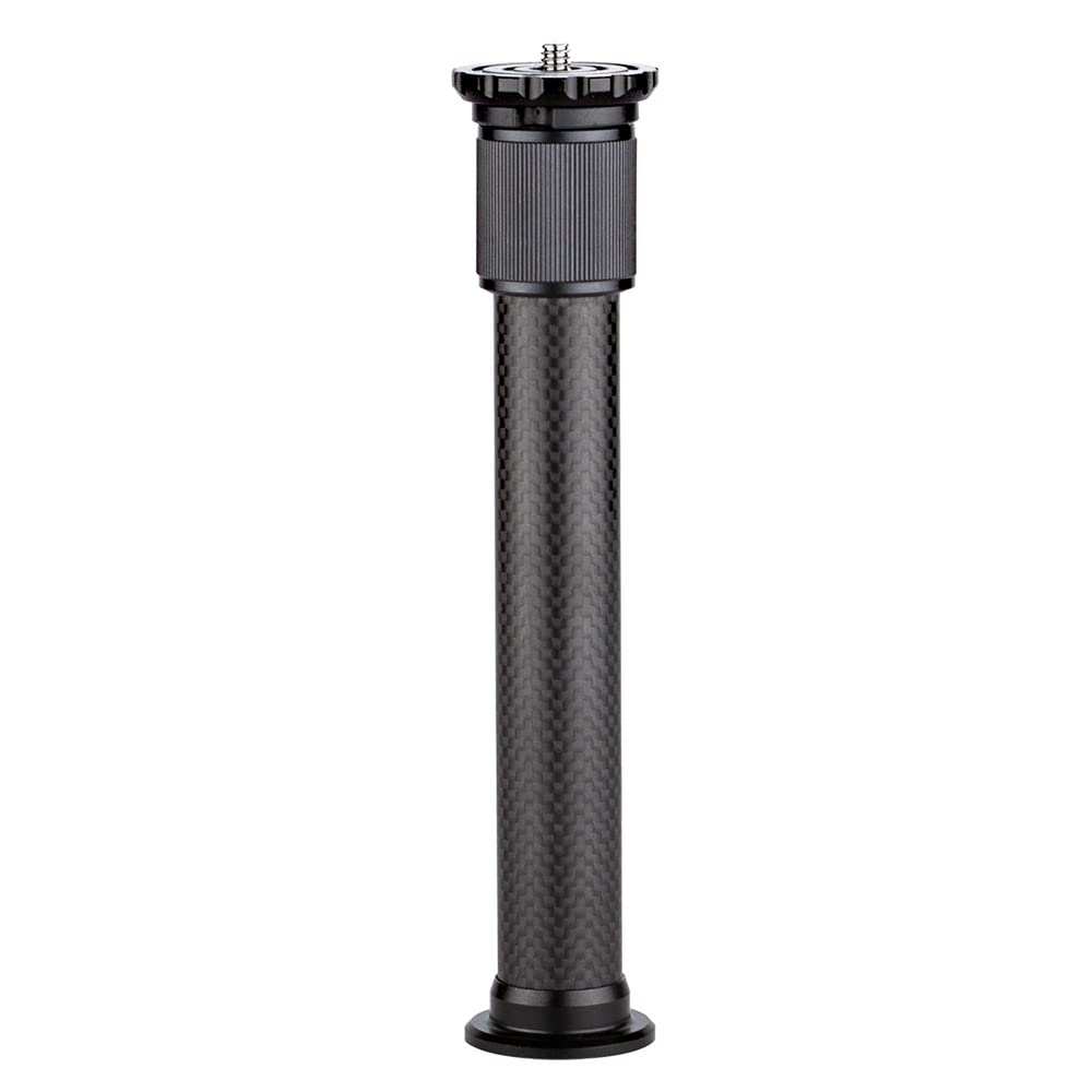 Xikurie Carbon Fiber Tripod Extension Two-Section Rod Central Column Extender Tube For Photo Studio Monopod Dslr Camera Microphone Stand
