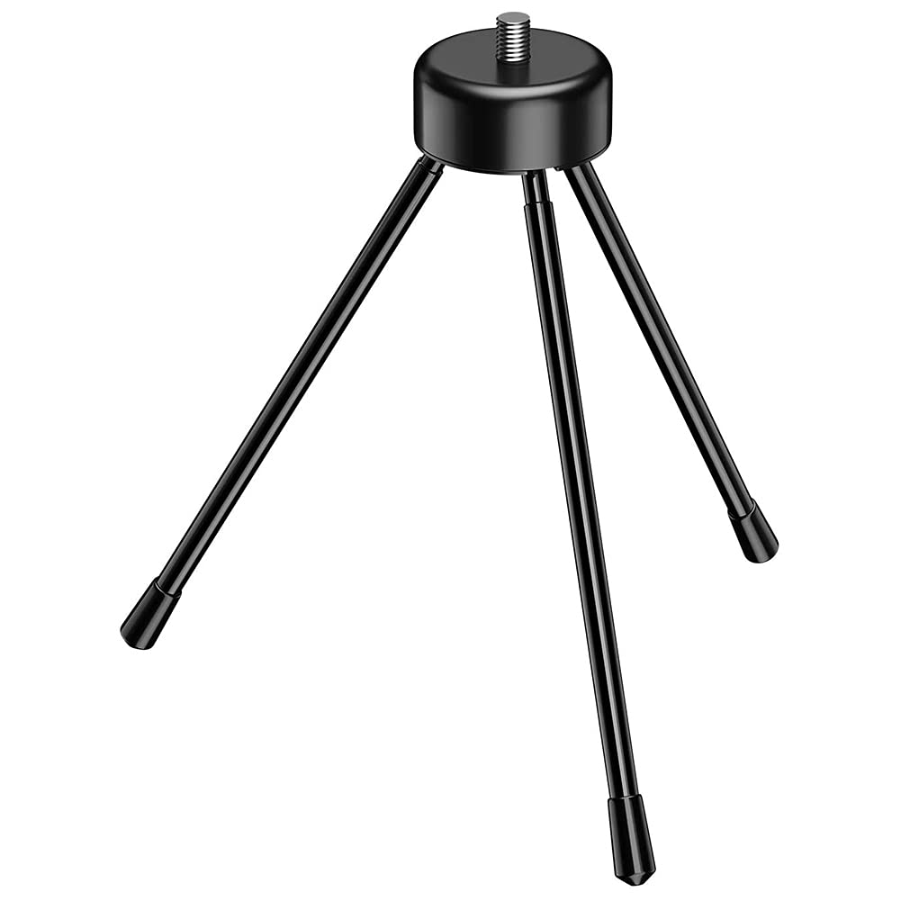 Lizusidtsy Mini Metal Tripod, Desktop Tripod With 1/4 Inch Screws, Suitable For Projectors And All Cameras, Black, 500094070